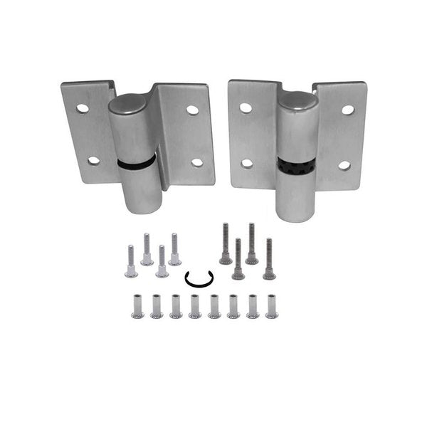 Surface Mount Hinge Set for Bathroom Partition Door,  Right