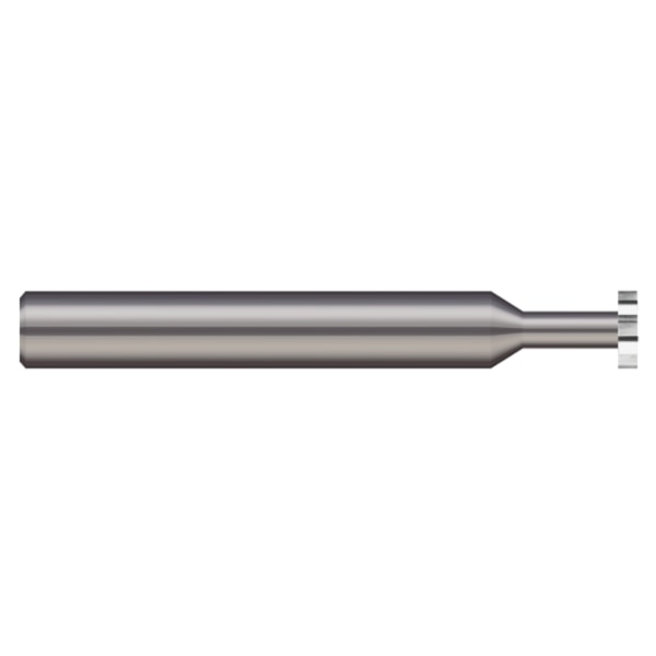 Keyseat Cutter,  Square,  0.1875" (3/16) Cutter dia,  Overall Length: 2"