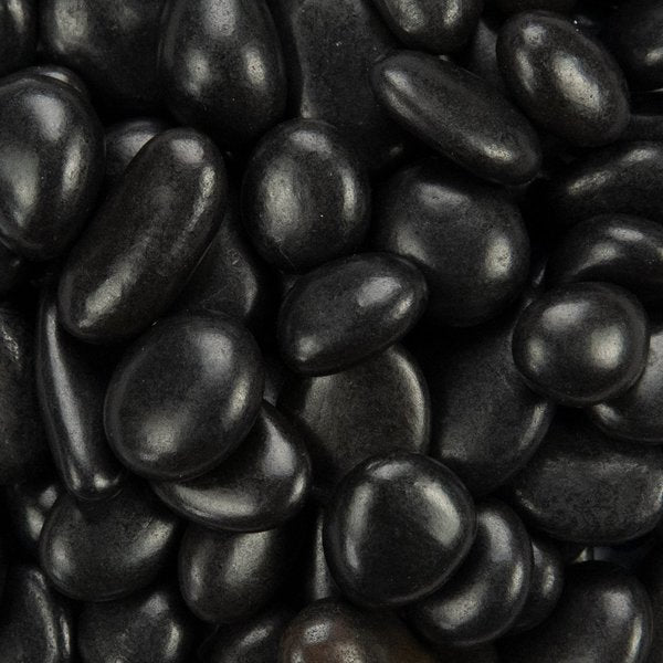 Black Polished 0.5 Cu. Ft . 0.5 To 1.2 Cm Pebbles 40 Lb. Bag