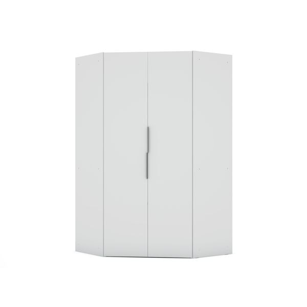 Mulberry 2.0 Corner Wardrobe Closet,  White