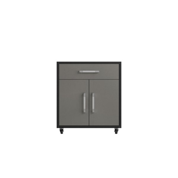 Eiffel 28.35 Mobile Garage Storage Cabinet in Grey Gloss