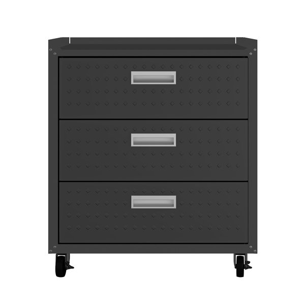 Fortress 31.5" Mobile Garage Chest with Drawers