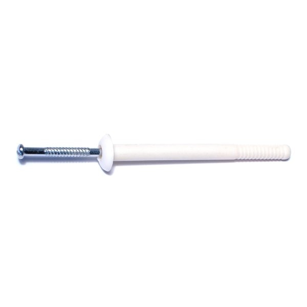 Nail Drive Anchor,  1/4" Dia.,  3" L,  Nylon 100 PK