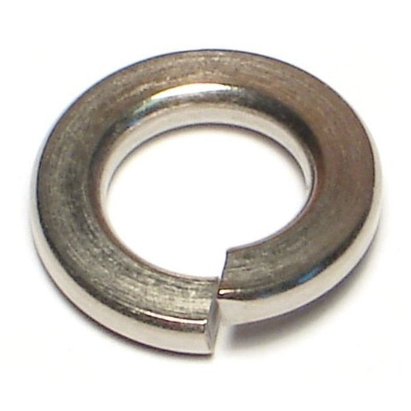 Split Lock Washer, Fits Bolt Size3/8 in18-8 Stainless Steel, PlainFinish, 100 PK