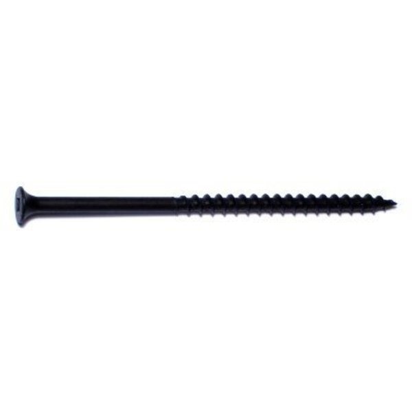 Drywall Screw,  #10 x 4 in,  Steel Flat Head Square Drive,  800 PK