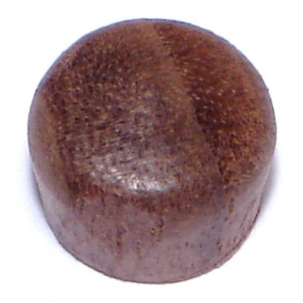 3/8" Walnut Wood Round Head Plugs 100PK