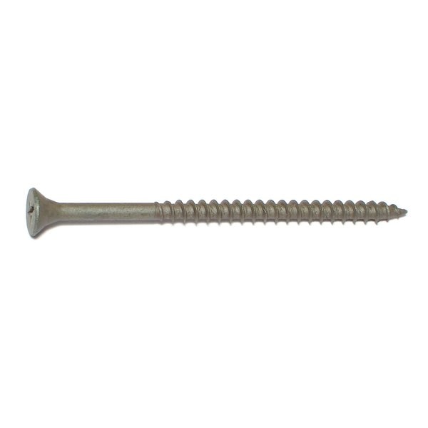 Deck Screw,  #8 x 3 in,  Steel Bugle Head Phillips Drive,  450 PK