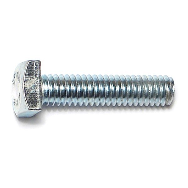 Square Head Bolt,  Steel,  Grade 2,  Zinc Plated,  5/16"-18 Thread Size,  1-3/8" Lg,  50 PK