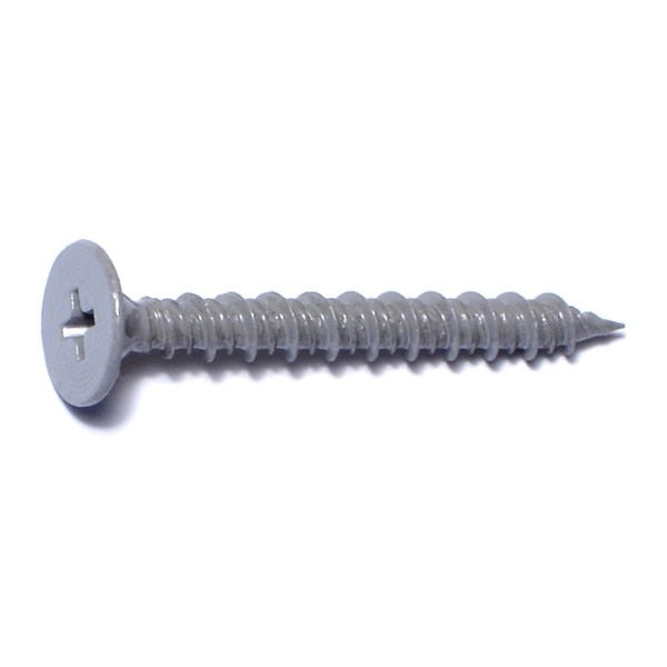 Drywall Screw,  #8 x 1-5/8 in,  Steel Wafer Head Phillips Drive,  15 PK