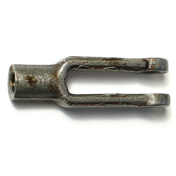 Yoke End,  Steel,  5/16"-24 Thrd Sz,  2-1/4" Overall Lg,  2 PK