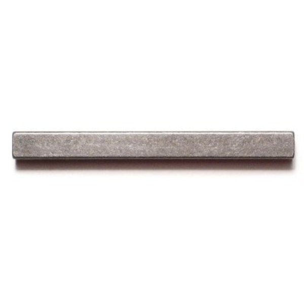 Machine Key Machine Key,  Square End,  50 mm L,  5 mm Sq,  8 PK