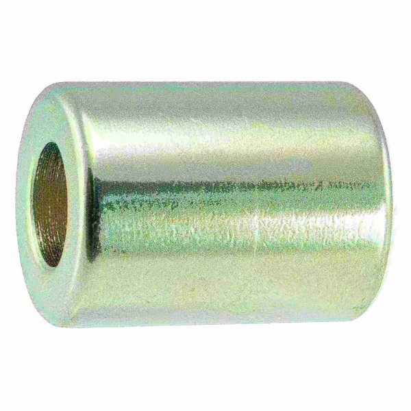 Round Spacer,  Polished Stainless Steel,  3/4 in Overall Lg,  3/8 in Inside Dia