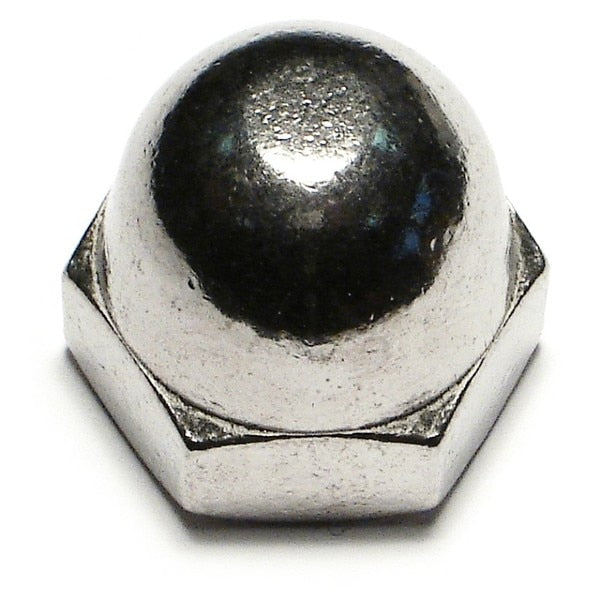 Acorn Nut,  5/8"-18,  18-8 Stainless Steel,  2 PK