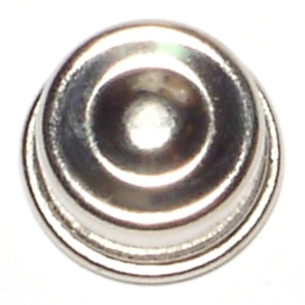 5/16" Chrome Plated Steel Push Nuts 10PK