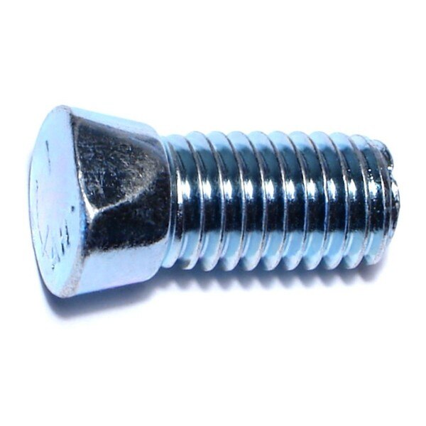 1/2"-13 x 1-1/4" Plain Grade 5 Steel Coarse Thread Clipped Head Plow Bolts 8PK
