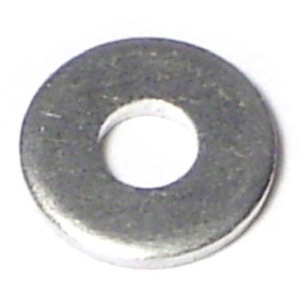 Round Rivet Washer,  3/16 in ID,  Aluminum,  40 PK