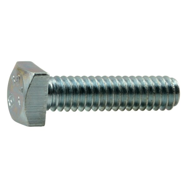 Square Head Bolt,  Steel,  Grade 2,  Zinc Plated,  1/4"-20 Thread Size,  1" Lg,  15 PK