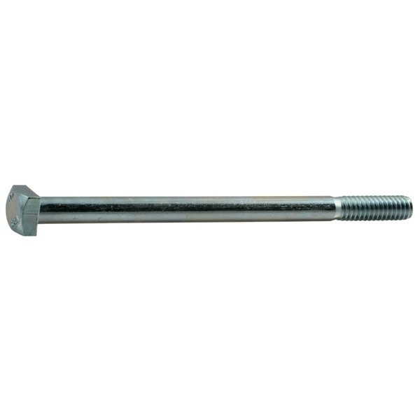 Square Head Bolt,  Steel,  Grade 2,  Zinc Plated,  1/4"-20 Thread Size,  4" Lg,  5 PK