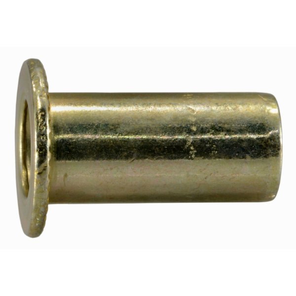 Blind Nut Insert,  M8-1.25 Thrd Sz,  Steel,  Zinc Yellow,  5 PK