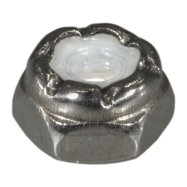 Nylon Insert Lock Nut,  #4-40,  18-8 Stainless Steel,  Not Graded,  100 PK