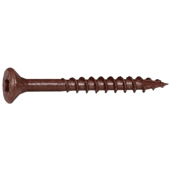 Deck Screw,  #9 x 1-3/4 in,  Steel Bugle Head Torx Drive,  750 PK
