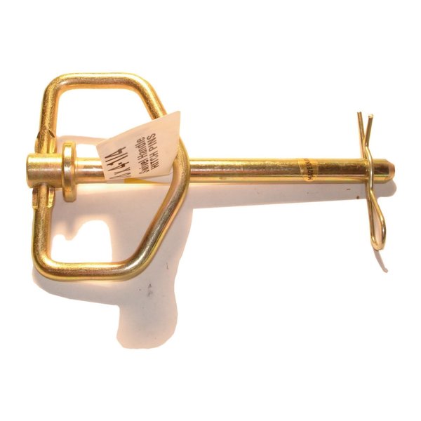 3/8" x 4-1/4" Zinc Plated Steel Swivel Handle Hitch Pins