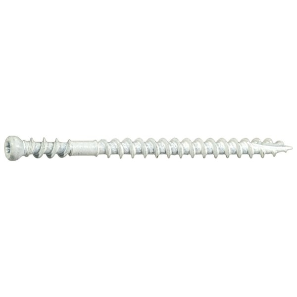 Deck Screw,  #8 x 2-1/2 in,  Steel Trim Head Torx Drive,  695 PK