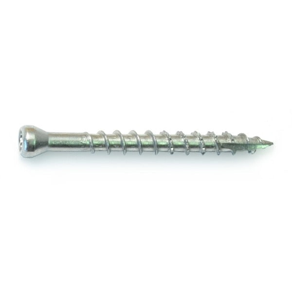 Deck Screw,  #8 x 1-5/8 in,  Stainless Steel Trim Head Torx Drive,  221 PK