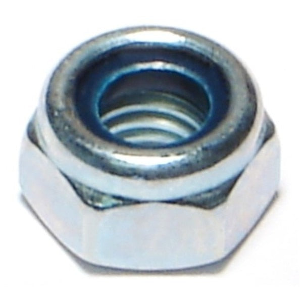 Nylon Insert Lock Nut,  M6-1.00,  Steel,  Class 8,  Zinc Plated,  50 PK