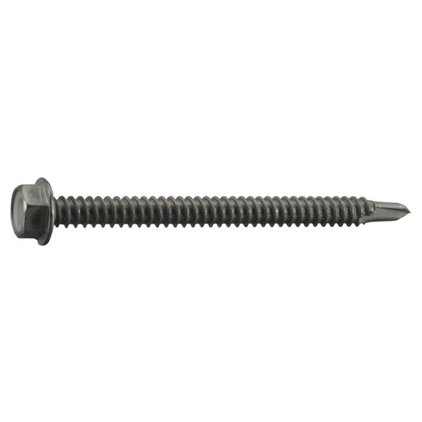 Lag Screw,  #7,  2 in,  Steel,  Black Phosphate Hex Torx Drive,  116 PK