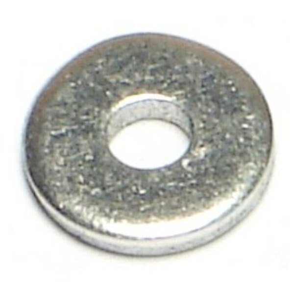 Round Rivet Washer,  1/8 in ID,  Aluminum,  100 PK
