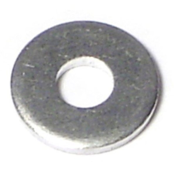 Round Rivet Washer,  3/16 in ID,  Aluminum,  100 PK