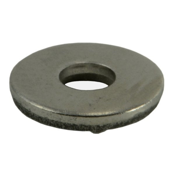 Round Rivet Washer,  1/8 in ID,  18-8 Stainless Steel,  Plain Finish,  50 PK