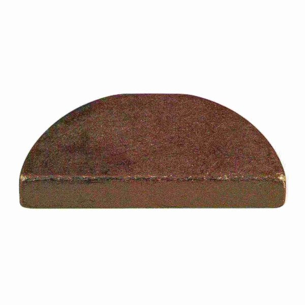 Woodruff Key,  3/16 x 1 in Key Size,  13 SAE Number,  Steel Zinc,  10 PK