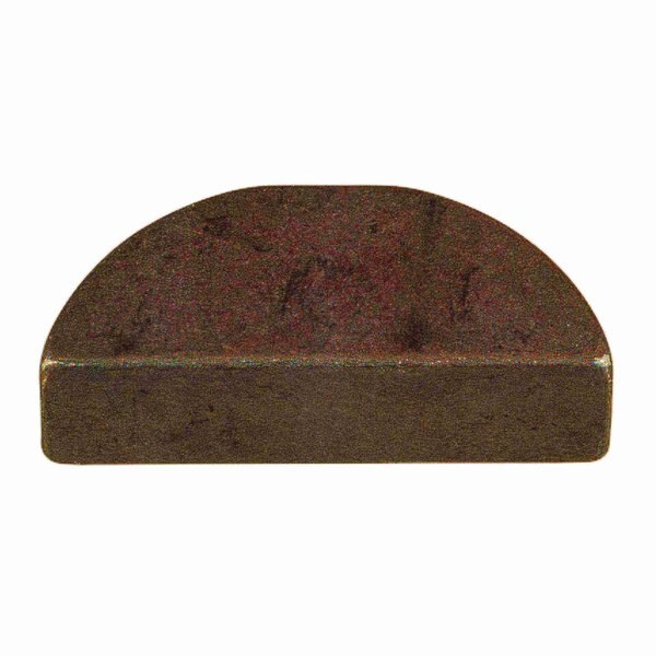 Woodruff Key,  1/4 x 7/8 in Key Size,  A SAE Number,  Steel Zinc,  10 PK