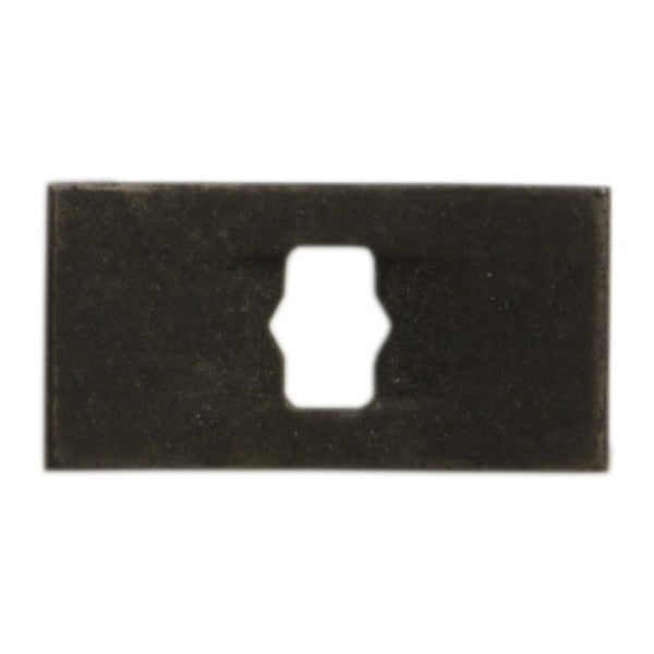 3/32" Black Phosphate Rectangular Push Nuts 30PK