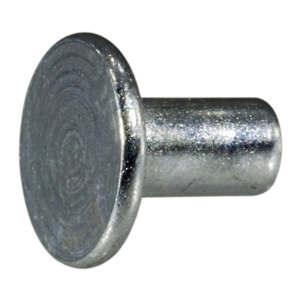 Tinner Rivet,  Flat Head,  5/16" Dia.,  Steel Body,  150 PK