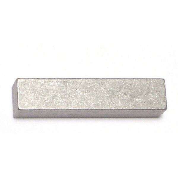 Machine Key Machine Key,  Square End,  Steel,  Zinc,  2 in L,  7/16 in Sq,  3 PK