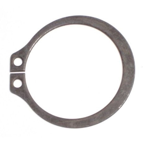 External Retaining Ring,  Steel,  Black Phosphate Finish,  1 1/2 in Shaft Dia,  6 PK