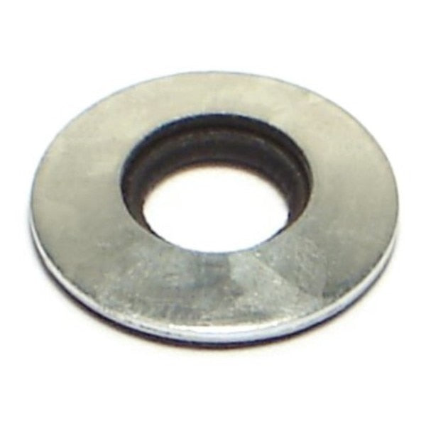 Sealing Washer,  Fits Bolt Size 5/32 in Rubber,  Steel,  Rubber,  Zinc Finish,  25 PK
