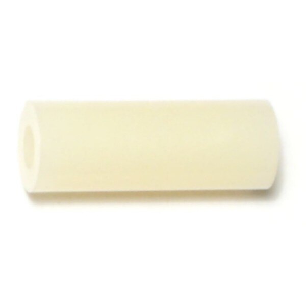 Round Spacer,  Nylon,  1 in Overall Lg,  0.171 in Inside Dia