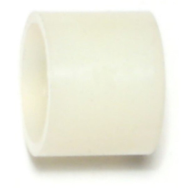 Round Spacer,  Nylon,  1/2 in Overall Lg,  1/2 in Inside Dia