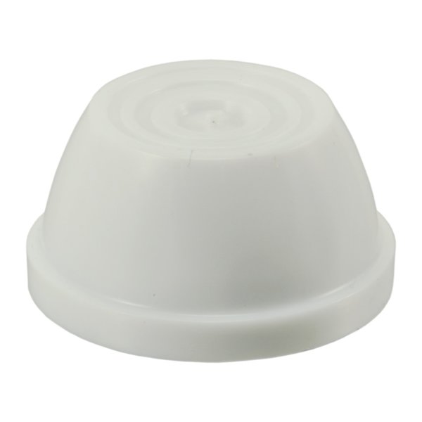 1/4" White Plastic Push Nuts 10PK