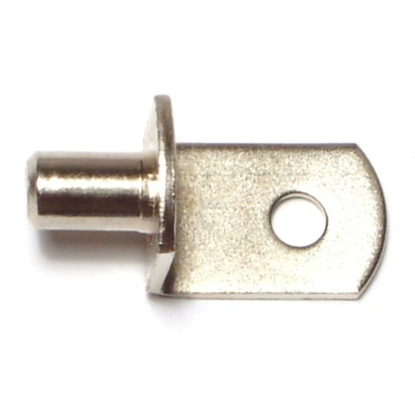 1/4" x 1/2" Nickel Plated Steel Shelf Supports 20PK