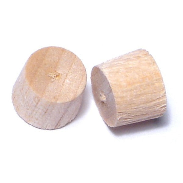 5/16" Birch Wood Flat Head Plugs 40PK
