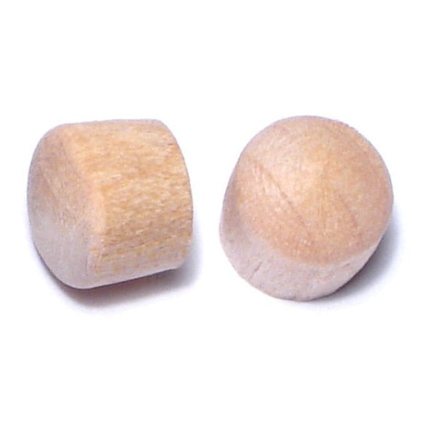 5/16" Birch Wood Round Head Plugs 40PK