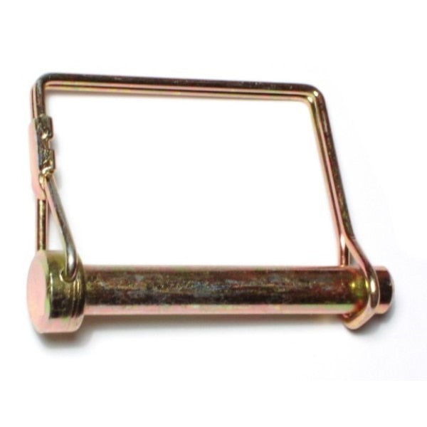 3/8" x 2-1/2" Zinc Plated Steel Square Wire Lock Pins 4PK