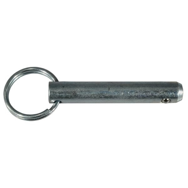 3/8" x 1-5/8" Zinc Plated Steel Cotterless Hitch Pins 4PK