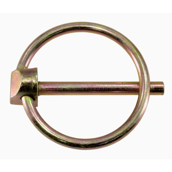 3/16" x 1-9/16" Zinc Plated Steel Linch Pins 6PK
