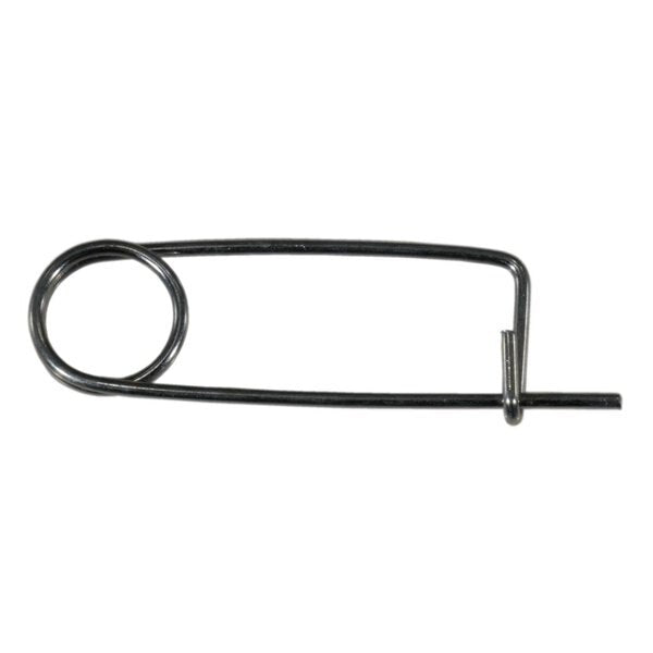 .048" x 1-9/16" Zinc Plated Steel Safety Pins 10PK
